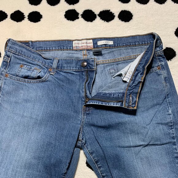 Vintage Y2K Old Navy Boot Cut Jeans Ultra Low Waist Faded Light Wash Denim - Picture 3 of 13